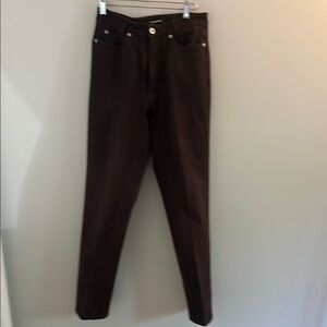 Women's Straight Leg Jeans - Brown